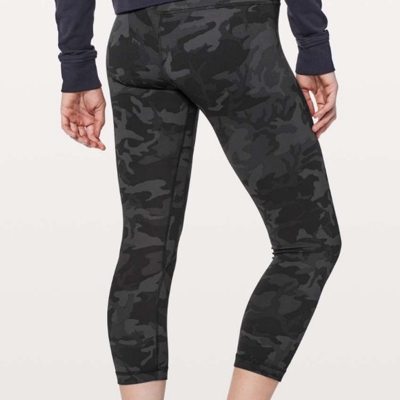 💎NWOT Lululemon Align Crop 21” ❤️ Camo Gray - Picture 3 of 7